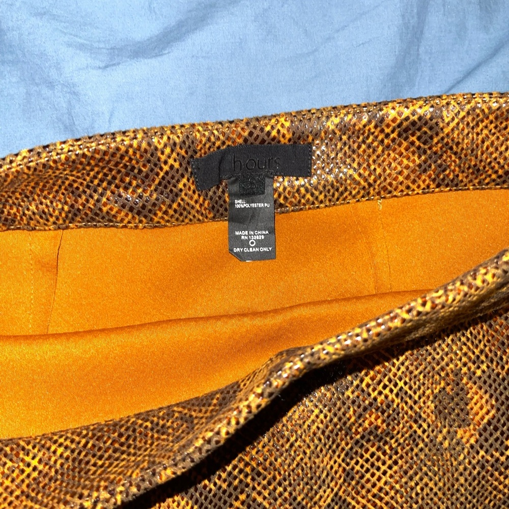 H:ours snake print skirt brown - Picture 3 of 4